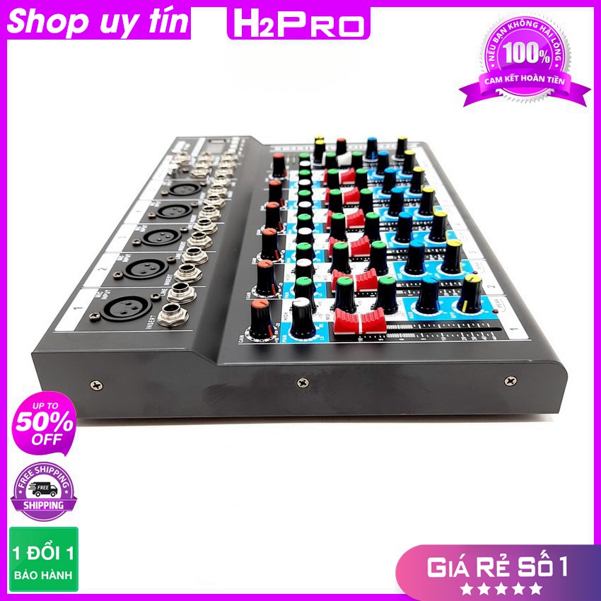 [RẺ VÔ ĐỊCH] Mixer yamaha F7-MB có bluetooth, chất âm hay, Mixer Yamaha karaoke chống hú tuyệt đối cho dàn nhạc gia đình