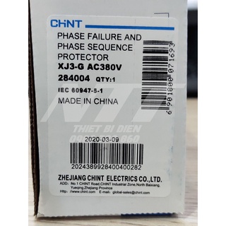 Rờ le bảo vệ mất pha XJ3-G CHINT