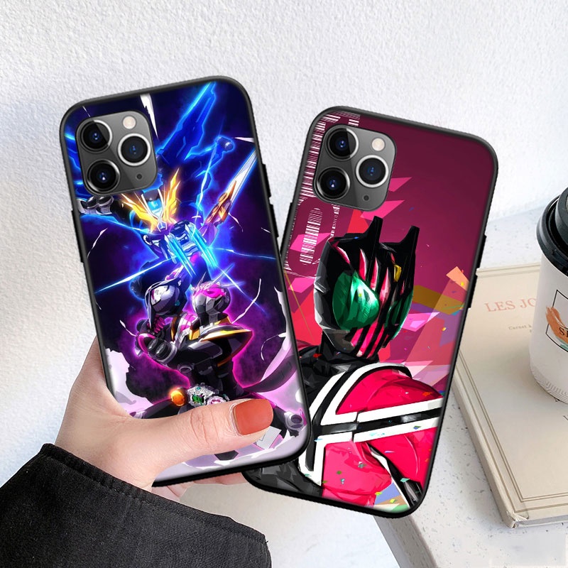 Ốp Điện Thoại Họa Tiết Kamen Rider Độc Đáo Cho iPhone 5 5S 6 6S 7 8 11 Pro Max Plus SE XR IJ78