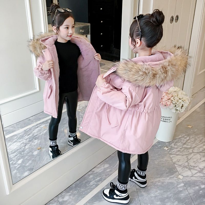 Áo Phao QC lót lông bé gái