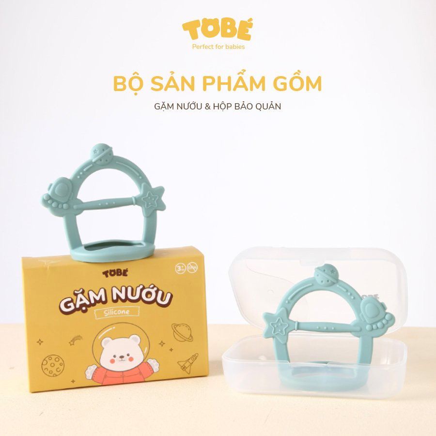 TOBÉ-Gặm nướu silicon hình vòng tay an toàn cho bé