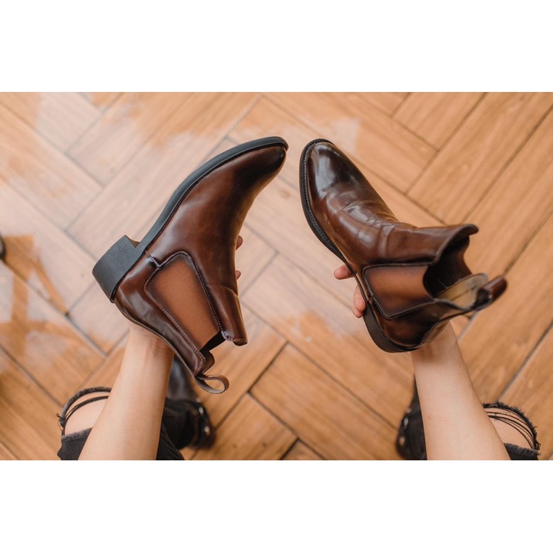 4cm Heels Chelsea Boots da bóng | BigBuy360 - bigbuy360.vn