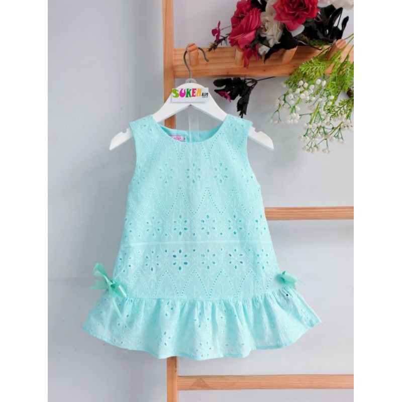 Đầm kate đục lỗ cho bé dòng cao cấp SIZE 9-26kg