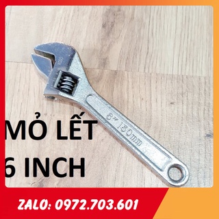 Mỏ lết thép đúc 6" -mỏ lết forged-steel kích thước từ 150-375mm chống rỉ siêu bền hàng nhập khẩu [giá
