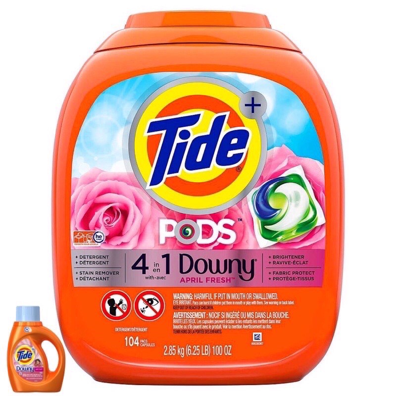 HÀNG MỸ - Thùng 168 viên giặt Tide pods Mỹ