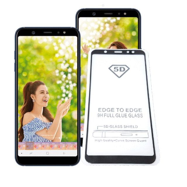 [⚡️Rẻ Vô Địch] Bộ 2 kính cường lực Full màn A6,A6Plus
