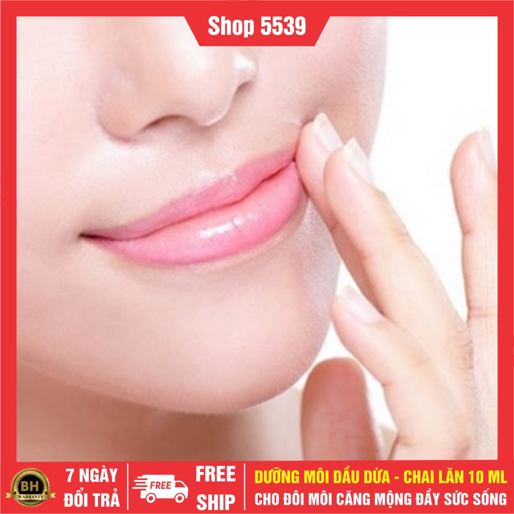 Dầu dừa dưỡng môi ⚡️ FREESHIP ⚡️ Dầu dừa dưỡng môi dạng lăn dung tích 10ml - Shop 5539