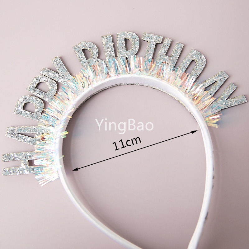 Mũ Vương Miện Lấp Lánh Trang Trí Sinh Nhật Cho Bé Gái