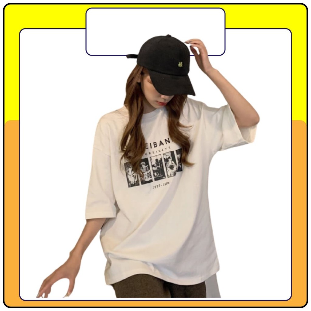 Áo thun tay lỡ nữ chất đẹp , áo phông unisex 3158 Queenshop