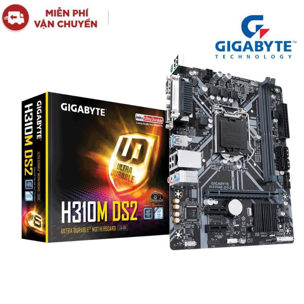 Bo mạch chủ Mainboard Gigabyte H310M DS2- new 100%