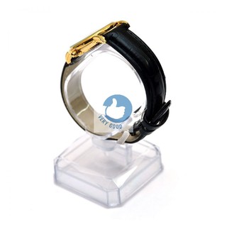 Đồng hồ nữ dây da mặt phượng ( mặt vàng dây đen)