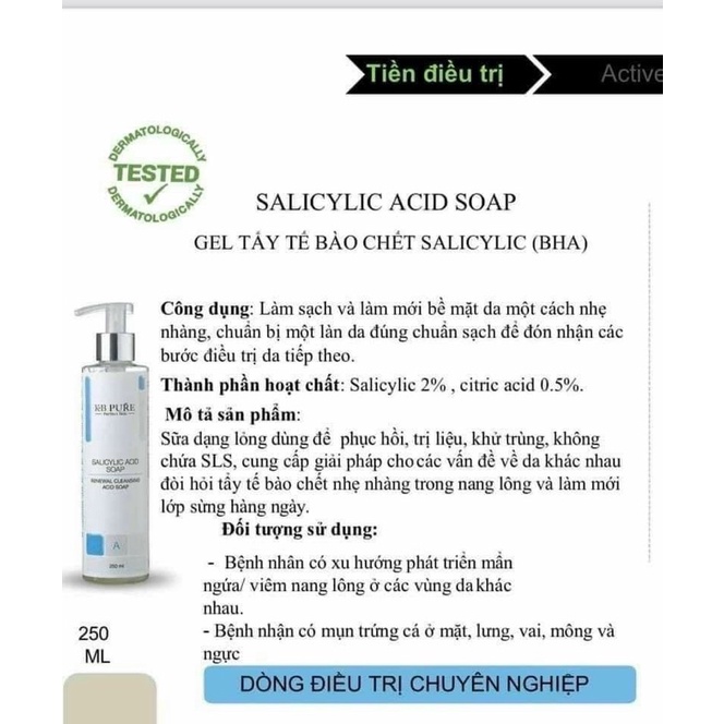 Gel Tẩy Tế Bào Da Chết KB Pure Salicylic Acid Soap