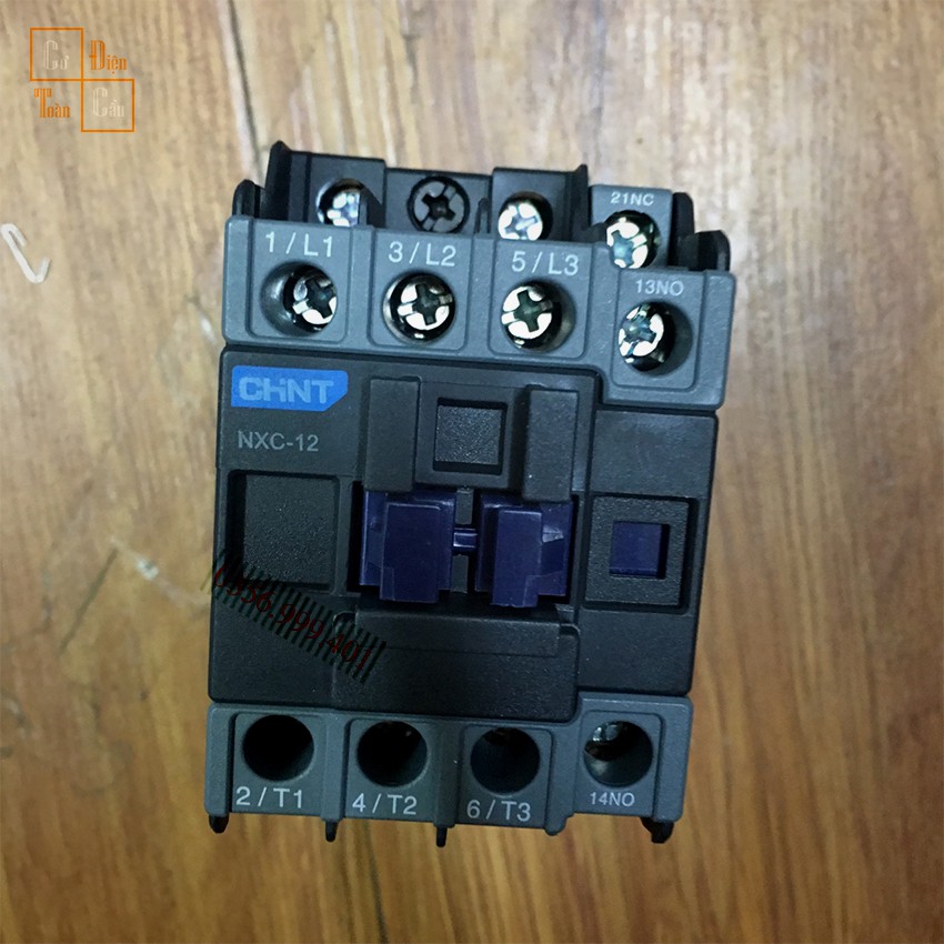 Khởi Động Từ Contactor CHiNT NXC-09 9A, NXC-12 220, NXC-18 Điện áp 220V Bảo hành 12 tháng