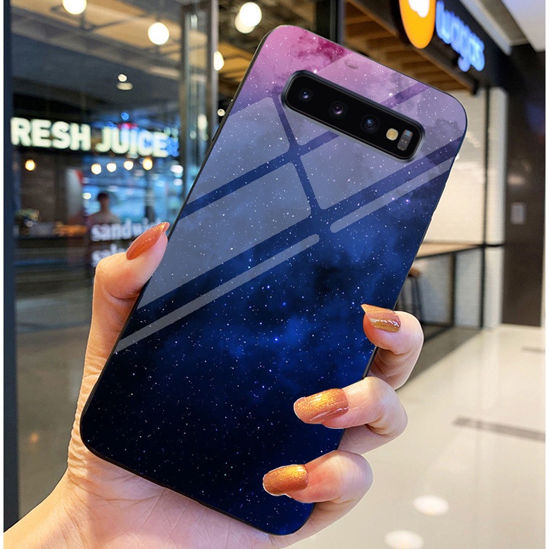 Ốp Lưng SAMSUNG GALAXY S10, S10 PLUS, S10 E, S10 5G, S10 LITE Ốp kính bóng cao cấp Phi Hành Gia