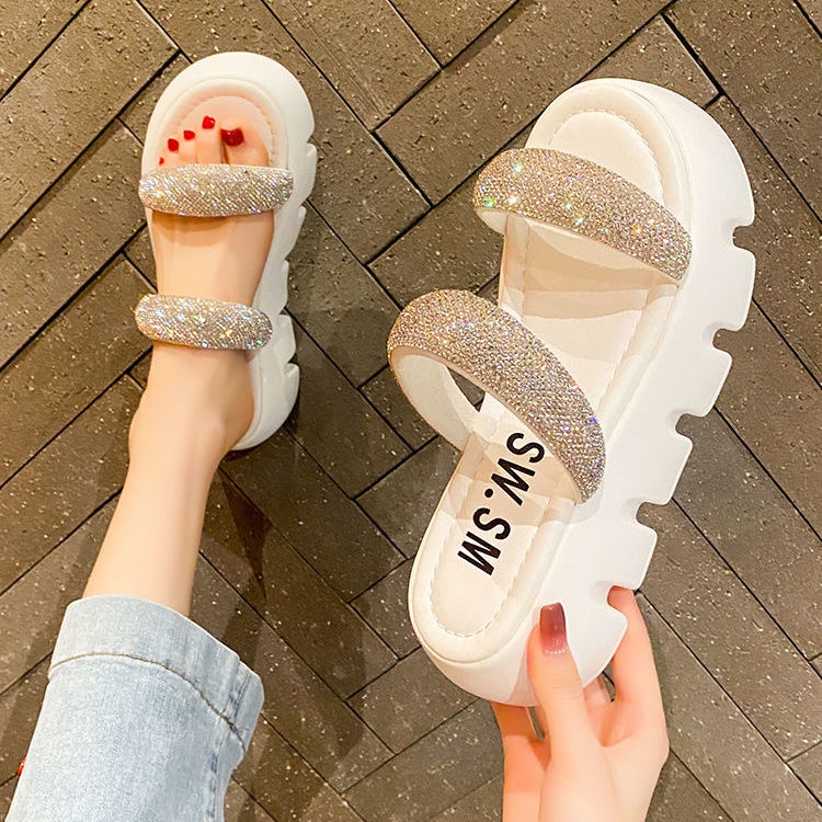 Dép Sandal Đế Dày Phong Cách Mới Dễ Phối Đồ