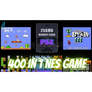 Memory Card PS2 128Mb Cài Đặt Sẵn 400 Games NES 4 Nút Và Boot Cho PS2 Slim Các Đời
