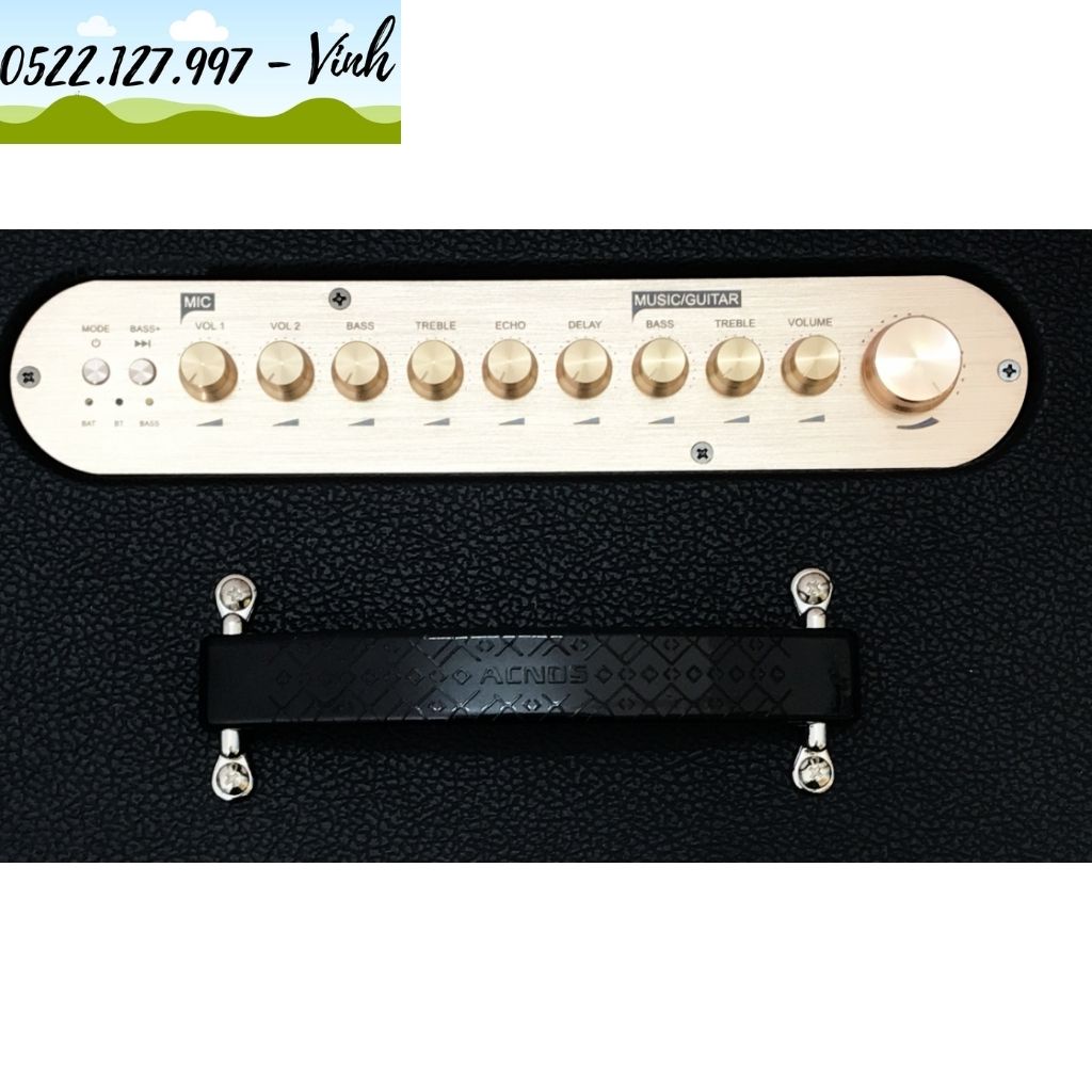 Dàn Âm Thanh Di Động ACNOS CS447 màu đen - Hàng chính hãng năm 2023 - Gia Khang Shop