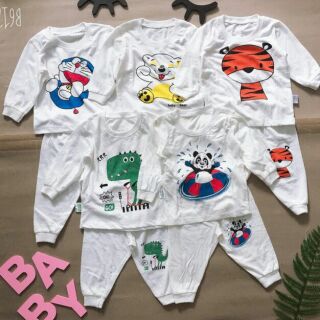 Combo 5 Bộ mông thú dài tay cho bé
