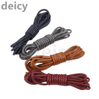 Dây giày da tròn phủ sáp cao cấp kiểu dáng thời trang