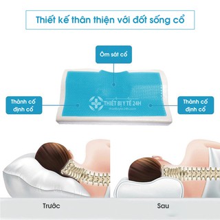 Gối nằm cao su non điều hòa thêm chất liệu Gel mát lạnh 🎉HÀNG CAO CẤP🎉