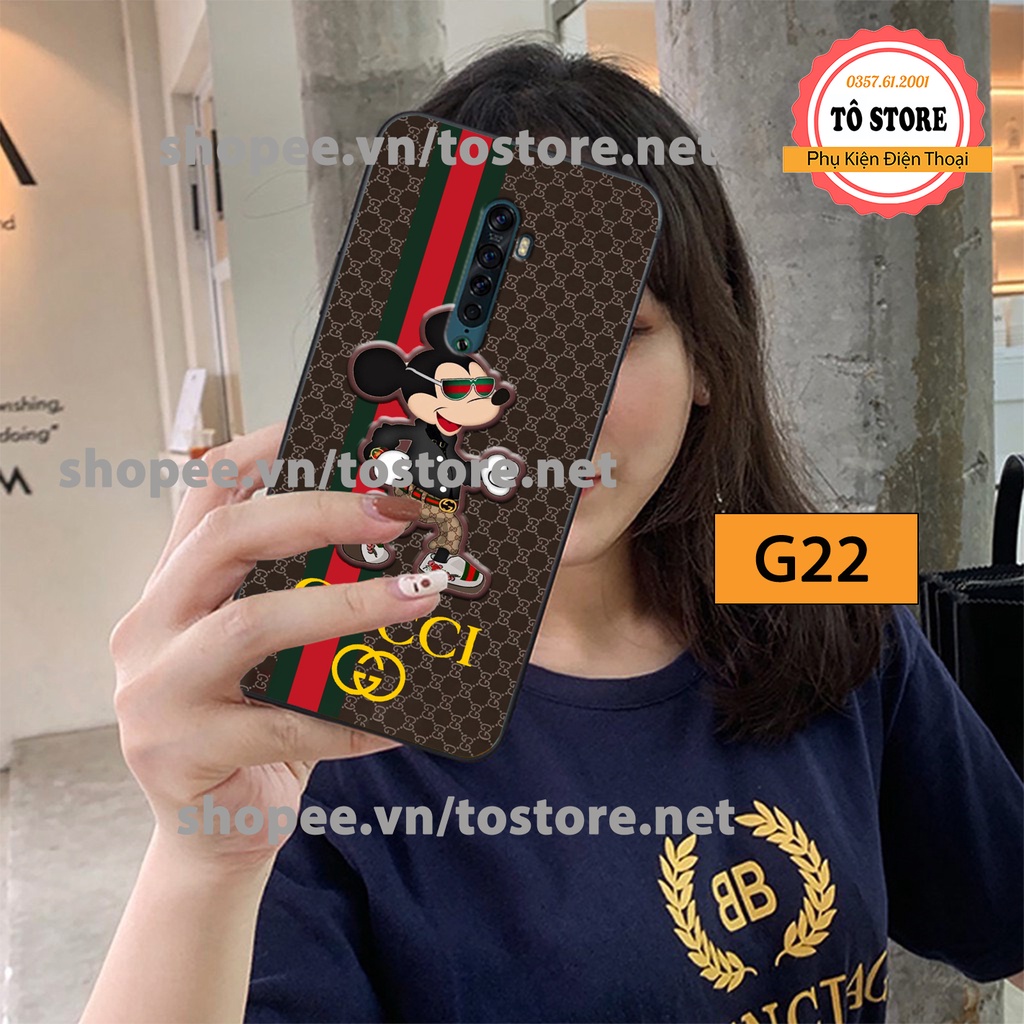 Ốp lưng Oppo Reno / Oppo Reno 2 / Oppo Reno 2F in hình GC/LV/DIOR cao cấp, chất lượng
