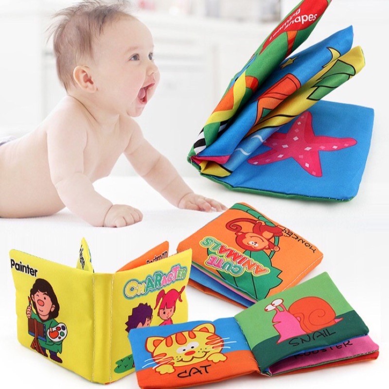 Sách Vải cho bé phát triển trí não