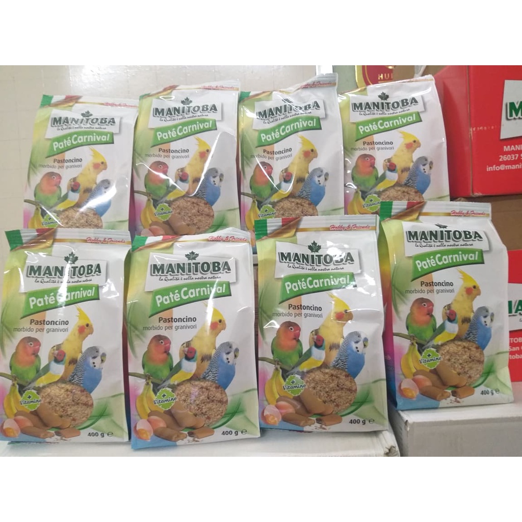 CÁM TRỨNG MANITOBA CHO VẸT GÓI 400G