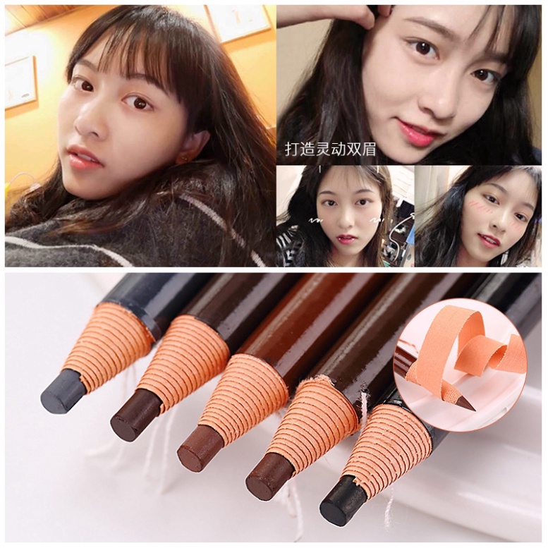 Bút Chì Kẻ Chân Mày 2 Đầu Mảnh 1.5mm Kẻ Mày Phù Hợp Cho Người Mới Bắt Đầu Yin KM 125