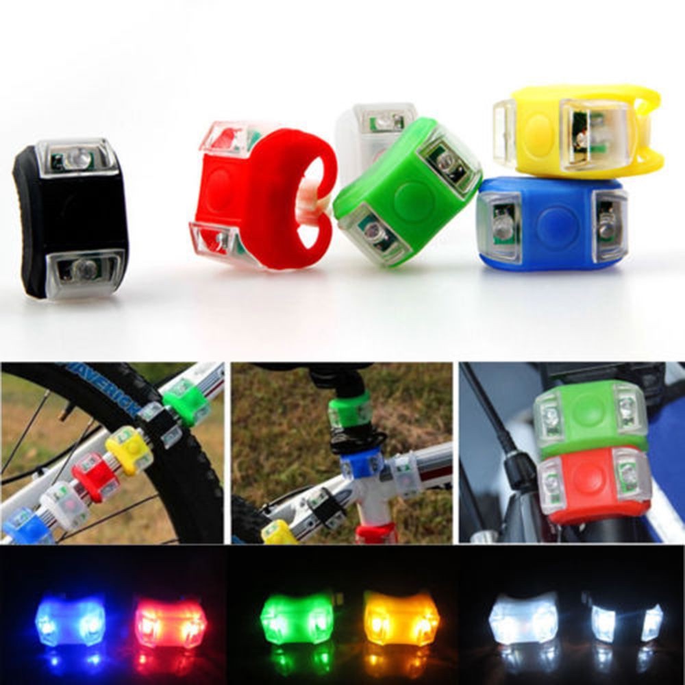 Đèn LED tín hiệu gắn phía sau đuôi xe đạp chuyên dụng tiện lợi