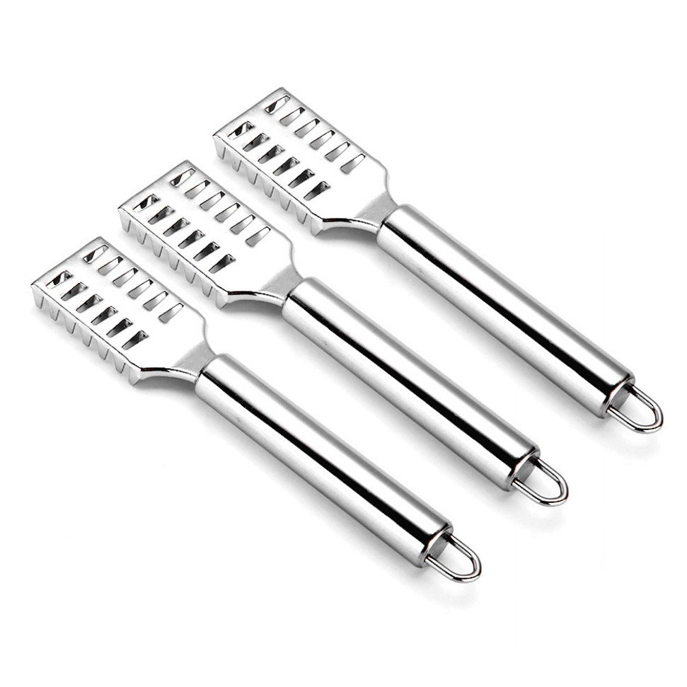 BỘ 3 DỤNG CỤ ĐÁNH VẢY CÁ CHẤT LIỆU INOX