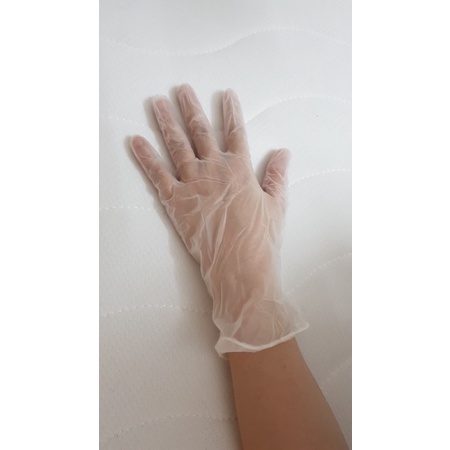 Găng tay Dẻo Vinyl _Bao Tay dùng trong Phun Xăm, Spa, Nail, Thực Phẩm (không Bột)