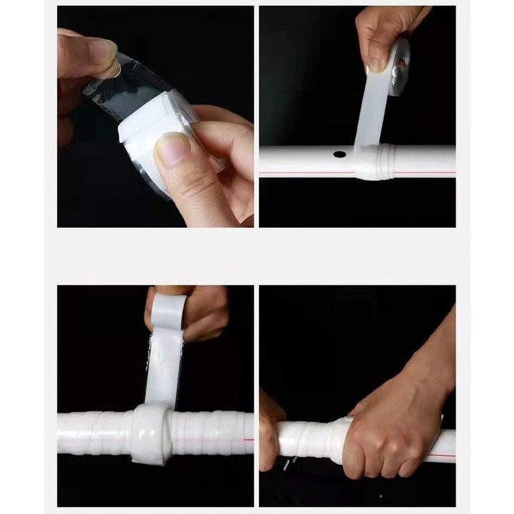 Băng Keo silicone Dán Bịt Kín Ống Nước Chống Rò Rỉ Chống Thấm Nước Tự Dính Dành Cho Nhà Bếp/Phòng Tắm