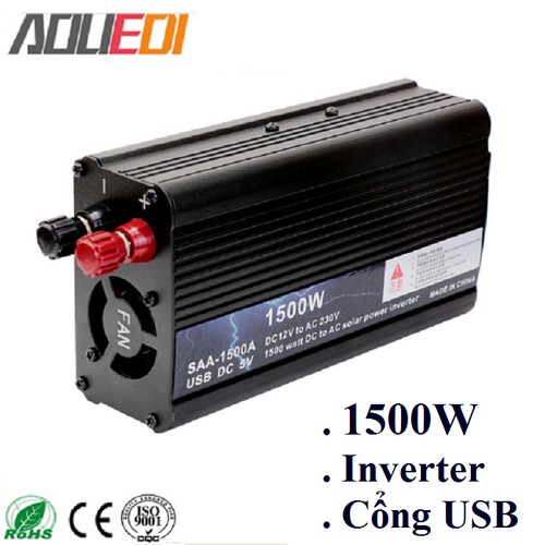 Bộ kích điện 12V 220V - 1500w