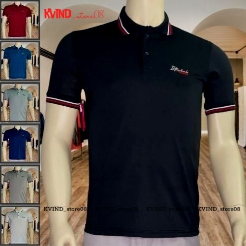 Áo Thun Nam ,Áo Phông Nam Cổ Bẻ Tay Ngắn BoDy Ôm Dáng Chất Coton Co Giản Mèm Min KVIND_Store08