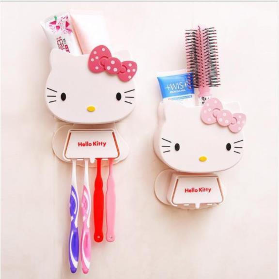 Kệ hello kitty đựng bài chải đánh răng trong nhà tắm