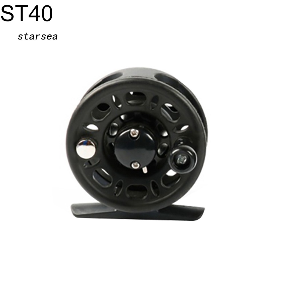 STSE_1Pc Outdoor Ice Fly Raft Fishing Accessories Plastic Reel ST 40 50 60 Wheel