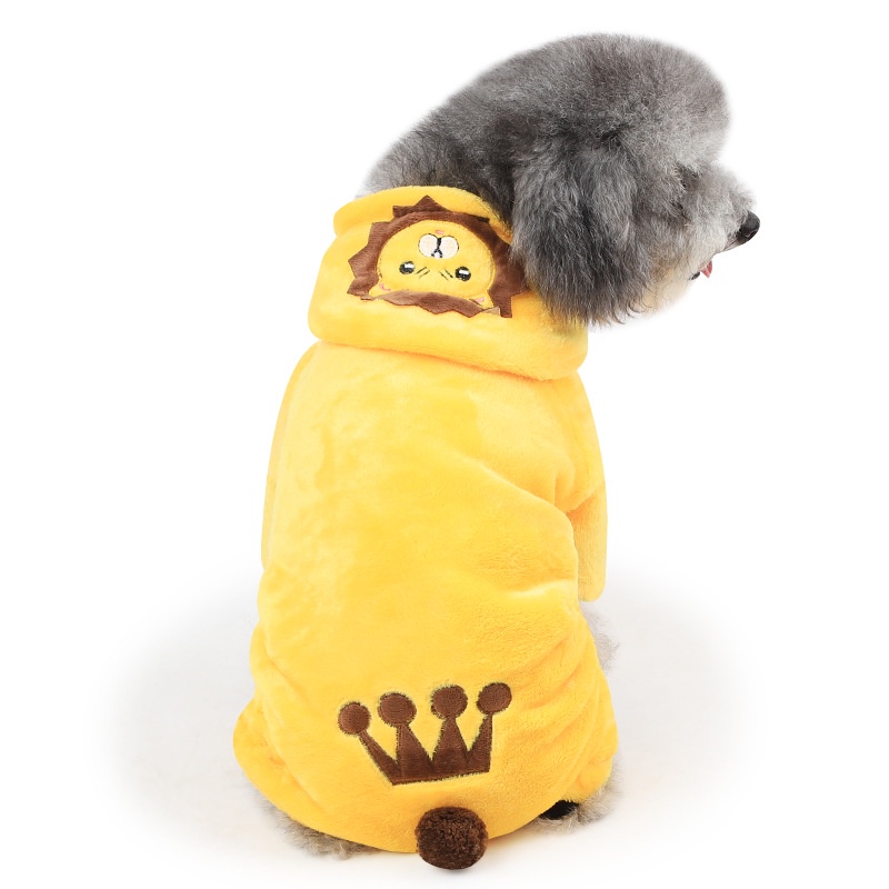 Áo cho chó quần áo cho chó Lông cừu san hô bốn chân quần áo thú cưng áo thú cưng thời trang cho chó