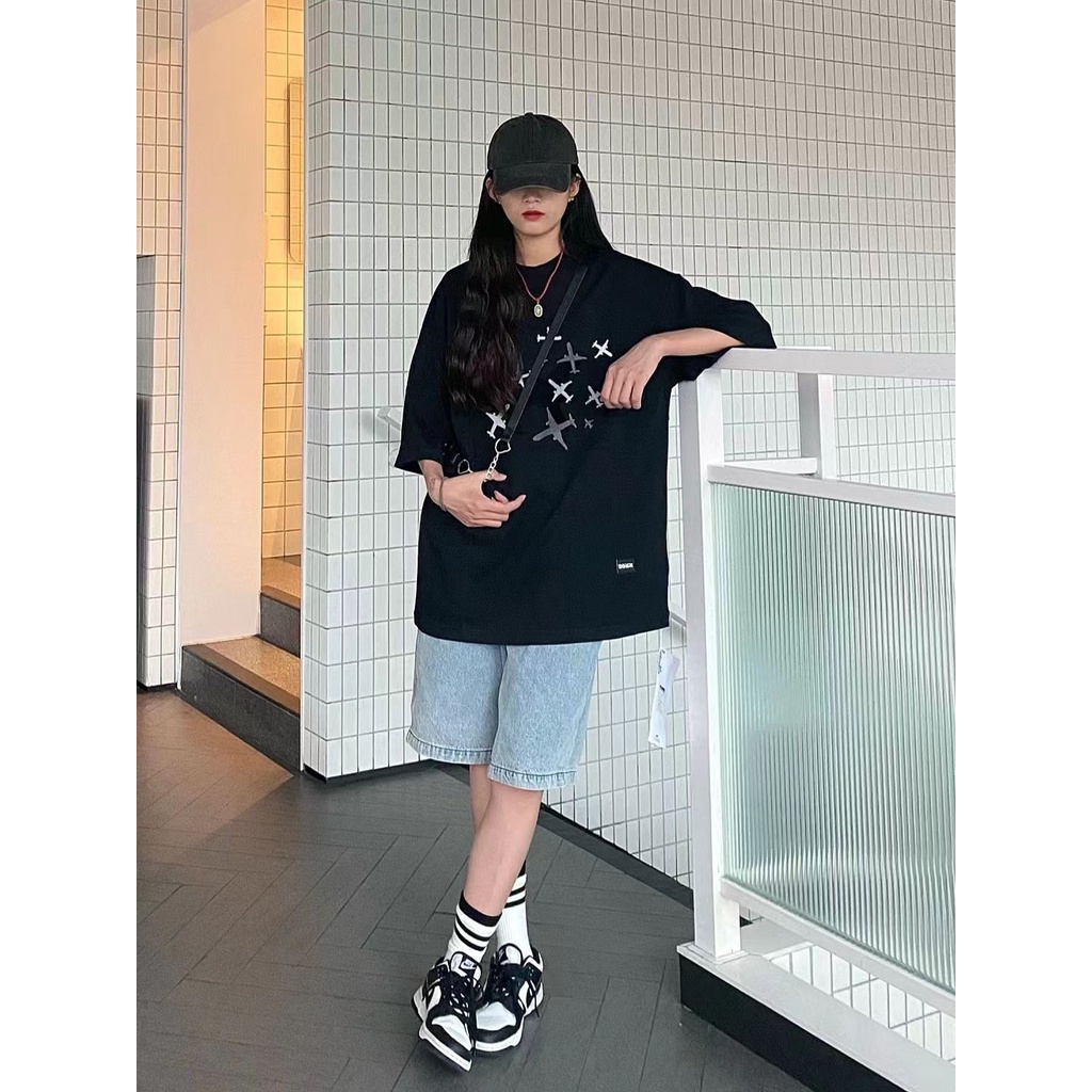 NRVP Áo Thun Cổ Tròn Oversize Thời Trang Hàn Quốc 2022 Cho Nữ