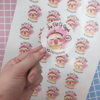 [HCM] In Tem Dán Nhãn Sticker theo yêu cầu