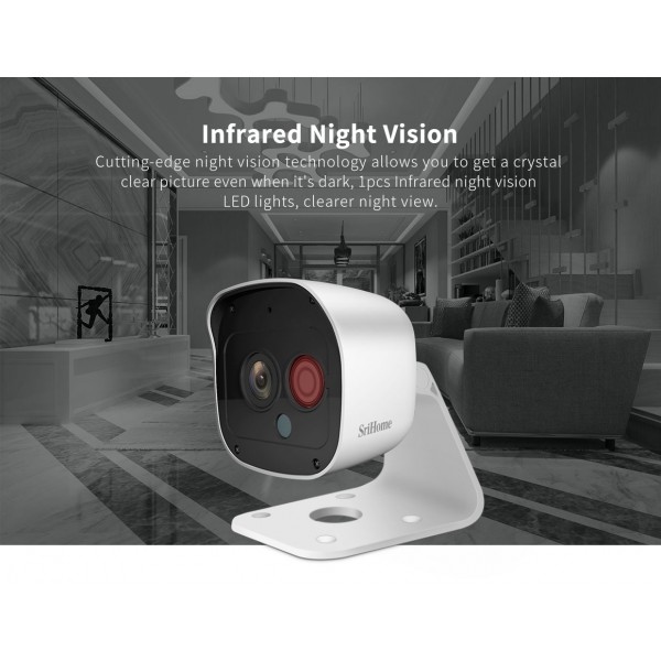 Camera IP Wifi thế hệ mới SriHome - 3.0mpx siêu nét chống nước SH029 | BigBuy360 - bigbuy360.vn