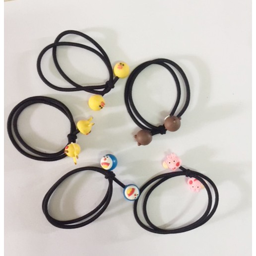 Combo 5 dây buộc tóc hình thú xiu cute – cột tóc thú