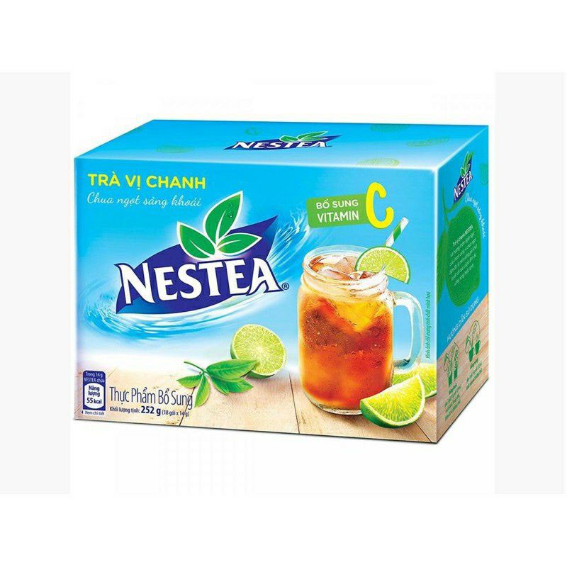 TRÀ CHANH NESTEA HỘP 252G (18 GÓI)