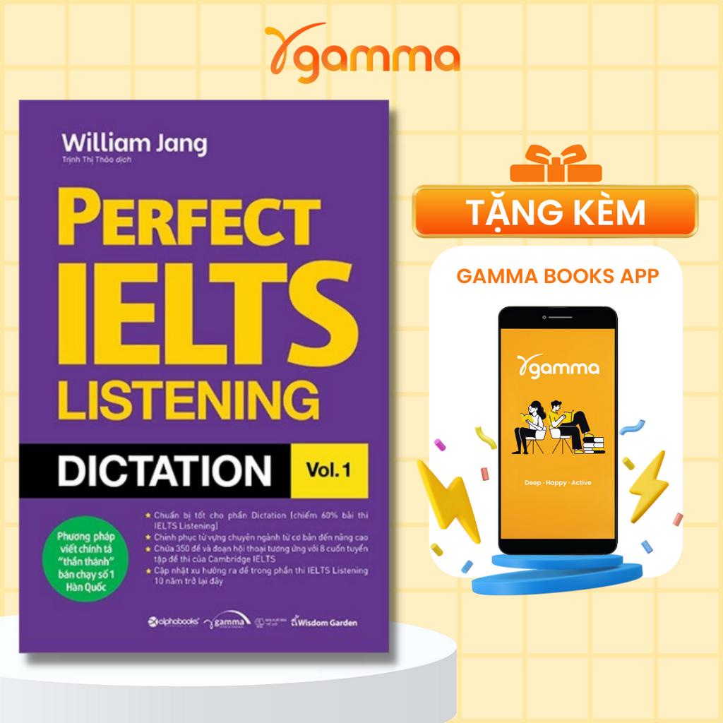 Sách - Combo Perfect Ielts Listening Dictation (Vol.1 + Vol.2)