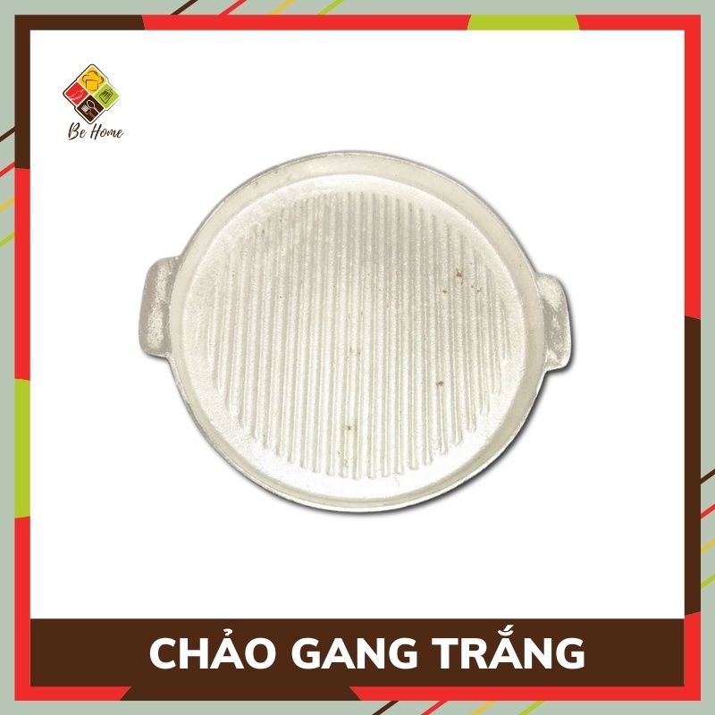 COMBO Bếp cồn mini BEHOME  bếp nướng cồn kèm chảo gang nướng bếp lẩu cồn [Tặng Cuộn Giấy Bạc Nướng]