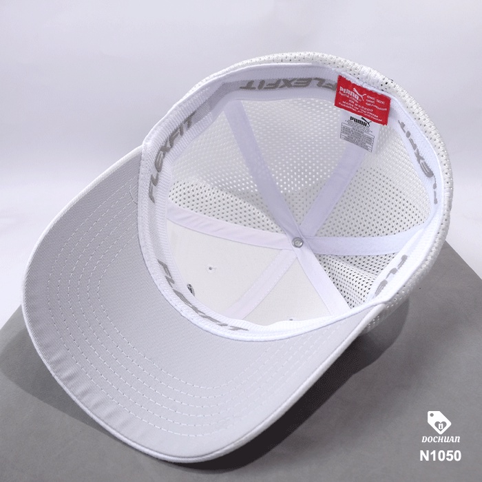 Nón kết Puma bít đuôi lưới sau logo báo lớn phối nhiều chữ puma mặt nón N1050. Hàng VNXK