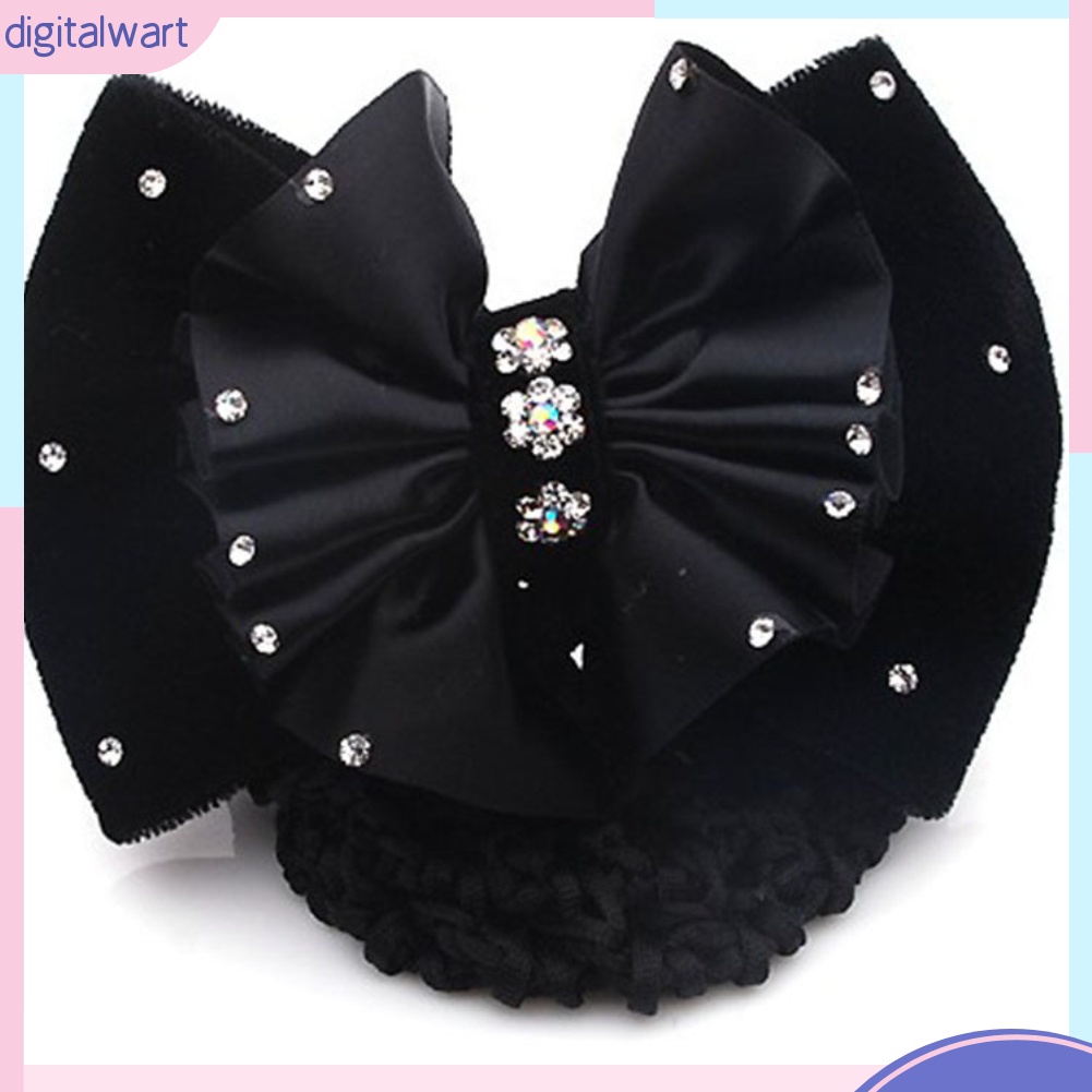 Kẹp Tóc Nơ Đính Đá Thời Trang Cho Nữ