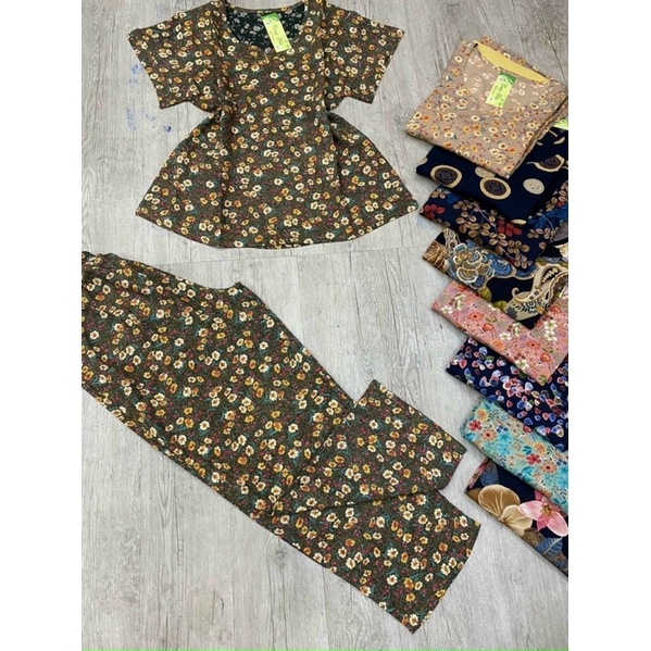 Đồ bộ tole lanh trung niên hàng 2 da cao cấp