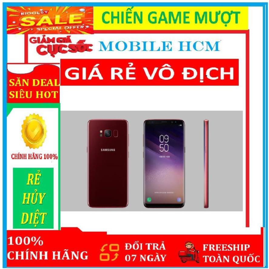 điện thoại Samsung Galaxy S8 Plus 1sim+ 2sim Chính Hãng - ram 4G/64G, chơi Game PUBG/Free Fire ngo