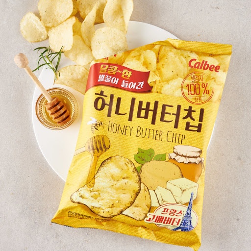 Snack Khoai Tây HaiTai Calbee Mật Ong Thơm Béo Có 2 Màu Vàng Trắng - Hàn Quốc