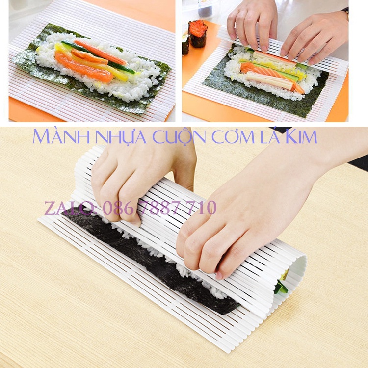 Mành nhựa Cuộn Cơm, Rong Biển Kimbap, Cuốn Sushi